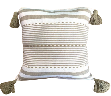 Noria Cushion Beige and Natural 45 cm x 45 cm