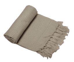 Manta Decorativa Beige 2,00 m x 1.70 m
