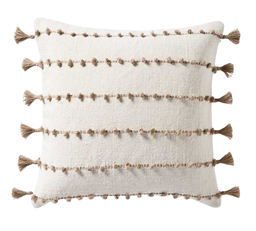 Cojín Pampa Beige y Natural  50 cm X 50 cm